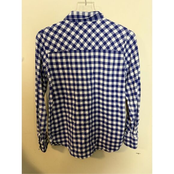 J. Crew Boy Flannel Check Button Down Womens Size 4 - Picture 6 of 6